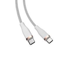 DEVIA cable Star PD USB-C  USB-C 1,5 m 60W 3A white DVCB-387647 78864 έως 12 άτοκες Δόσεις
